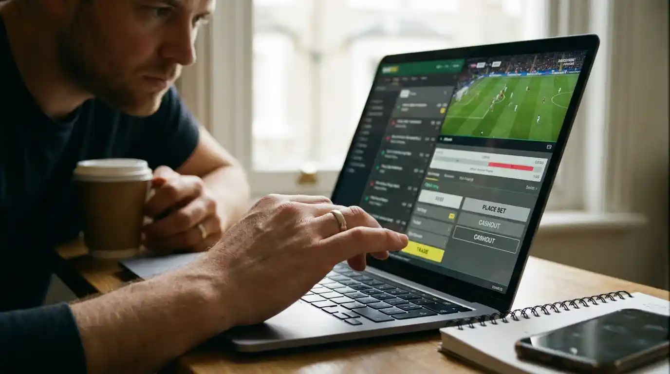 Livewetten und Cashout bei Bet365 Schweiz für Fussball-Tipper in Aktion