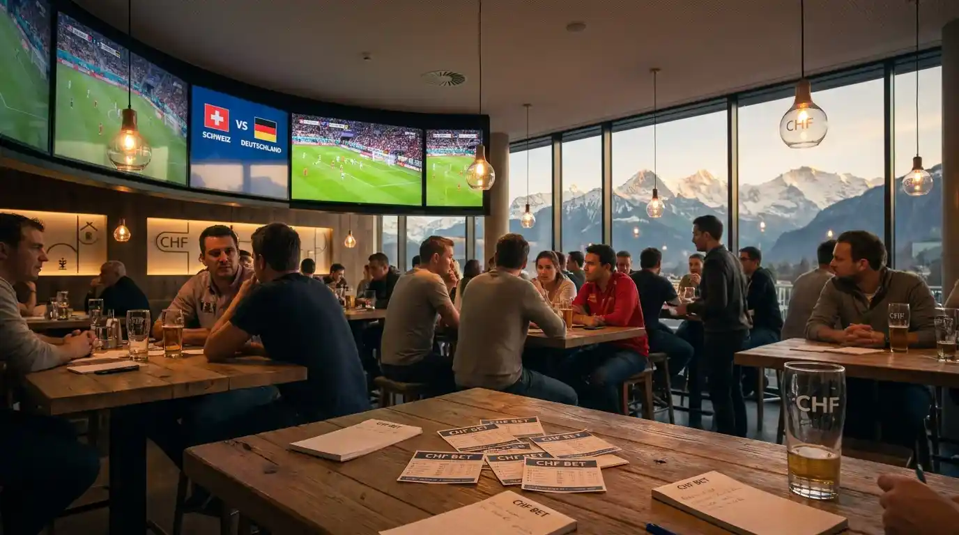Fussball Wettanbieter Schweiz 2026 — Übersicht des Schweizer Sportwettenmarkts mit Quoten und Rechtslage