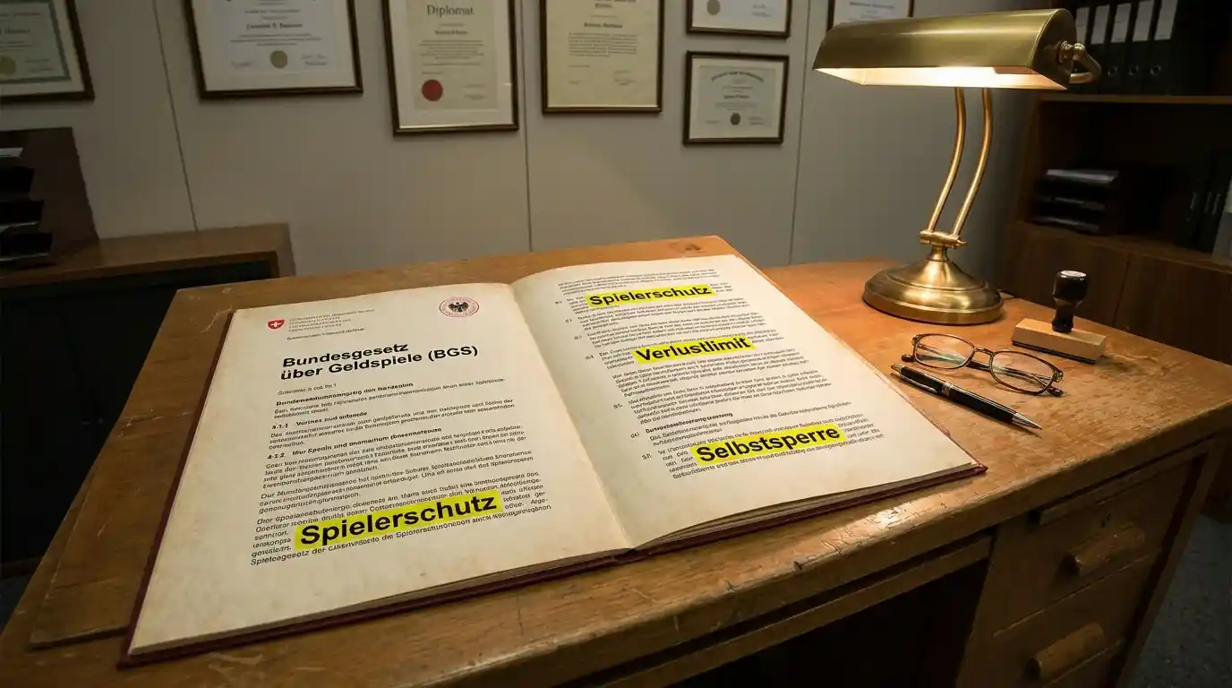 Spielerschutz-Pflichten nach dem Schweizer Geldspielgesetz BGS — Verlustlimiten, Selbstsperre und Früherkennungssysteme