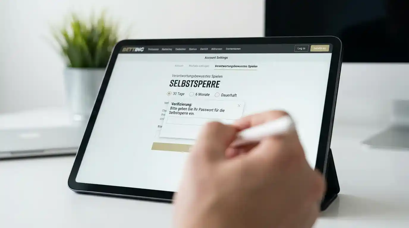 Selbstsperre bei Sporttip — Verfahren, Zeiträume und Wirkung der Spieler-Selbstsperre in der Schweiz