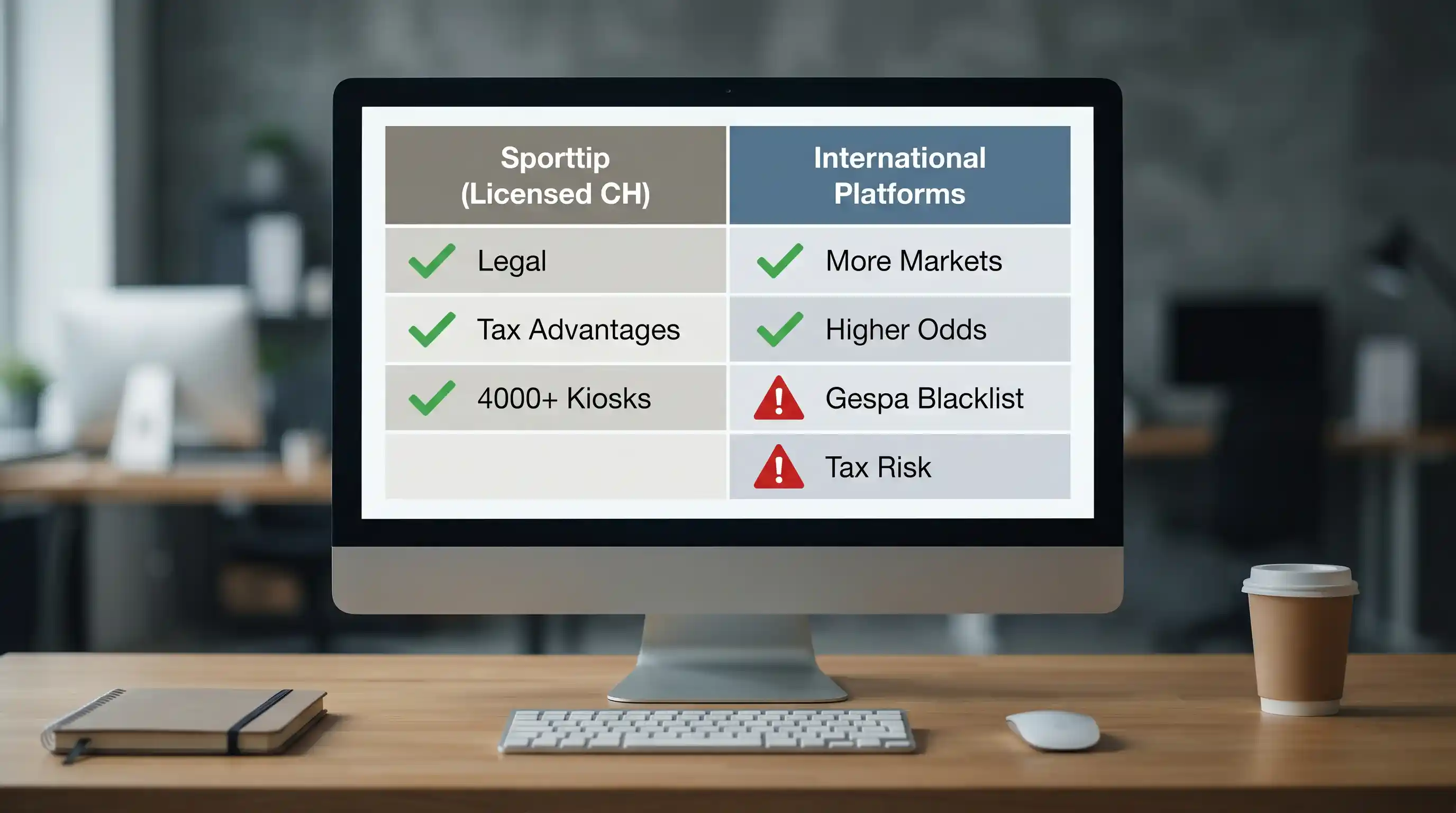 Sporttip App Schweiz Überblick — Unterschied zu internationalen Wettanbieter-Apps für Schweizer Tipper