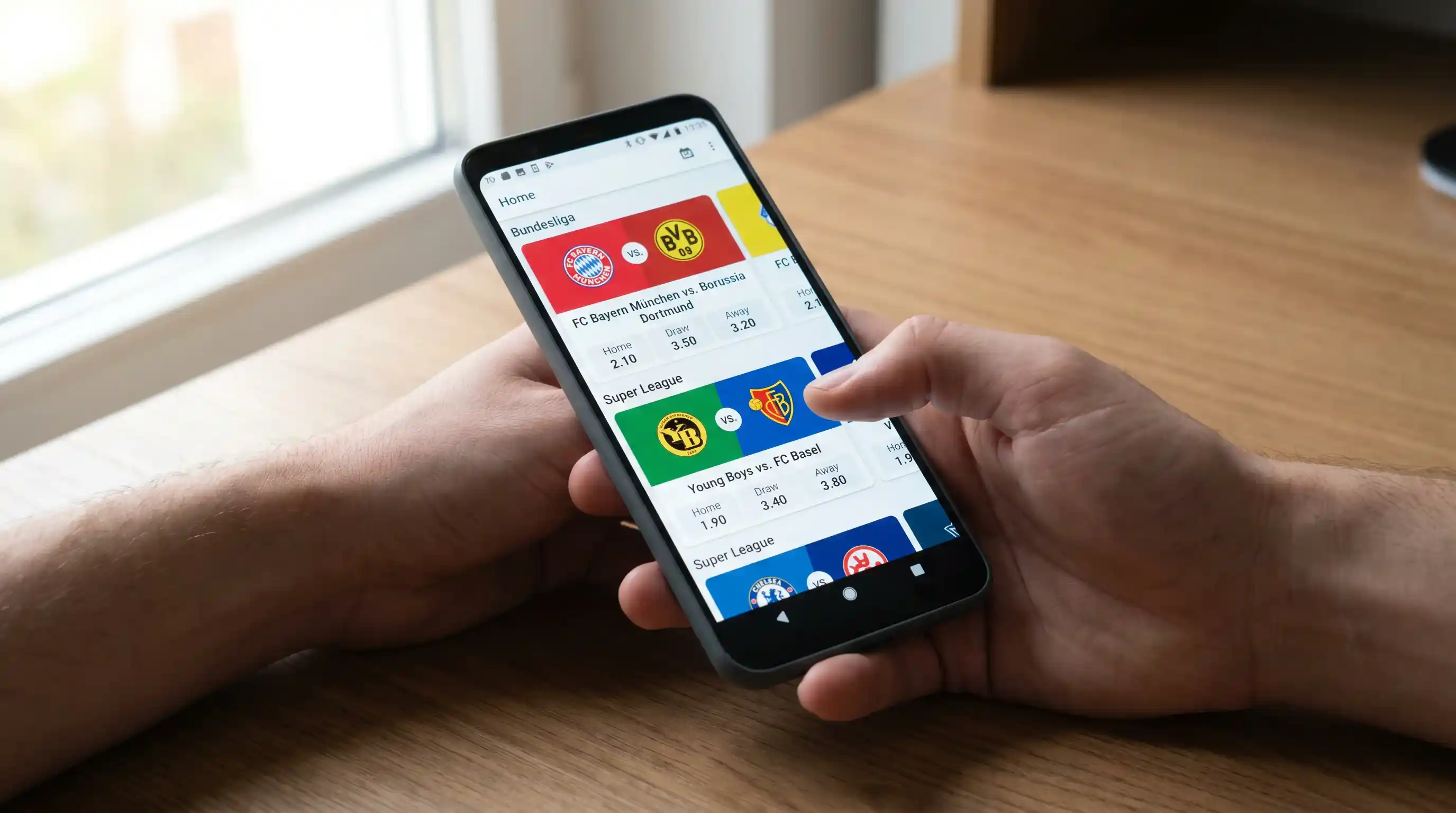 Sportwetten App Android Test Schweiz beste Android Wett-Apps für Schweizer Tipper 2026