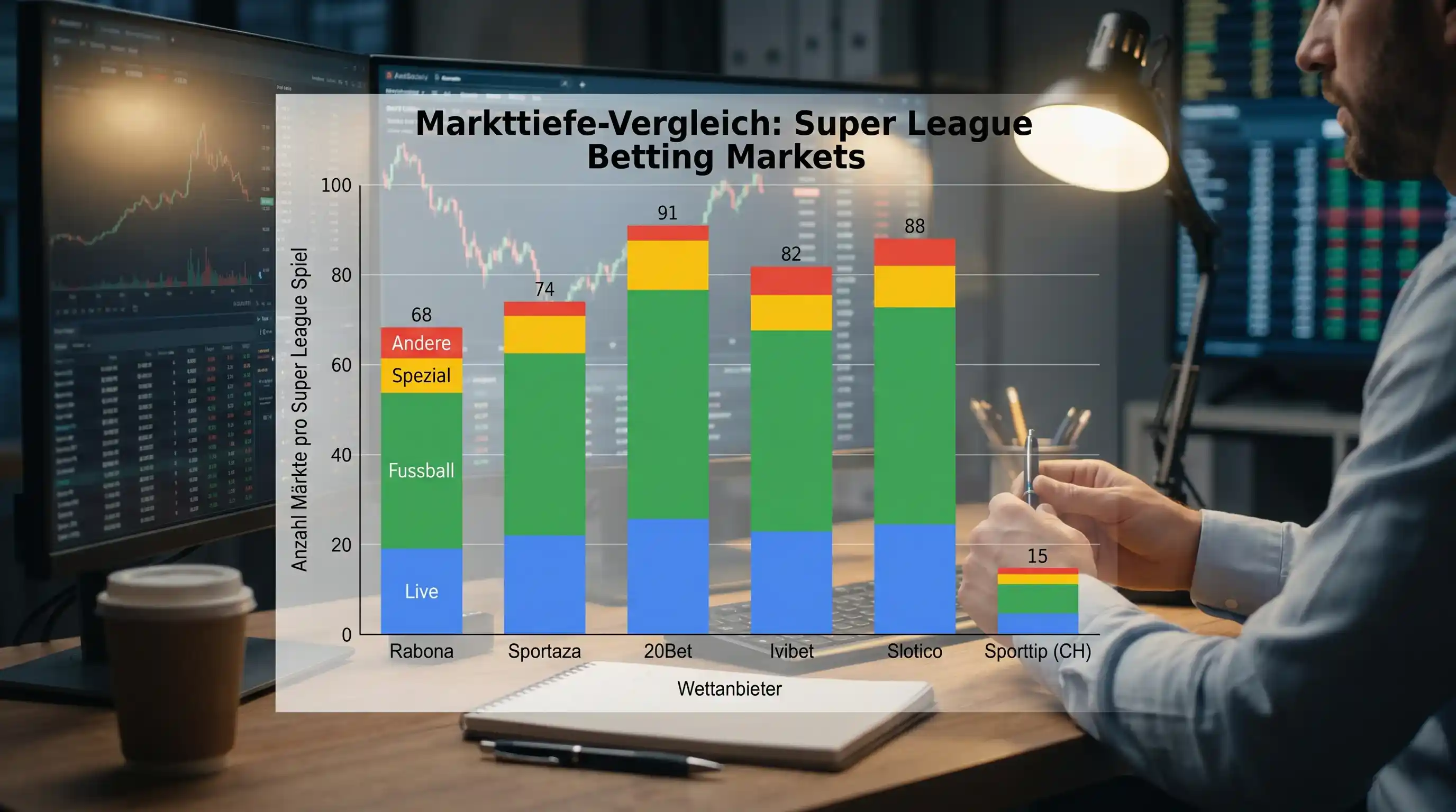 Markttiefe für Super League Wetten im Vergleich — Rabona, Sportaza und Sporttip im Anbietertest
