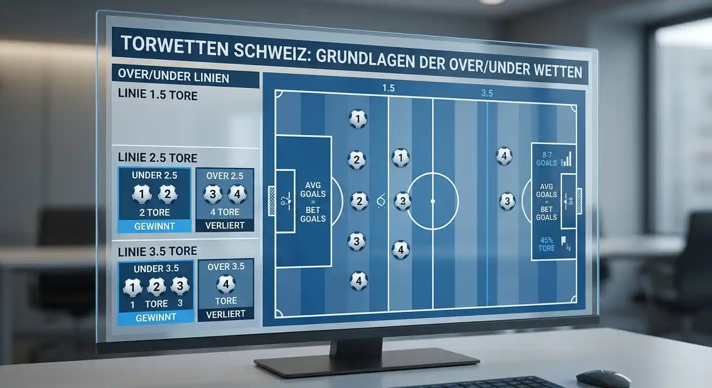 Torwetten beim Fussball erklärt — Grundlagen für Schweizer Tipper: Marktstruktur und Wettoptionen