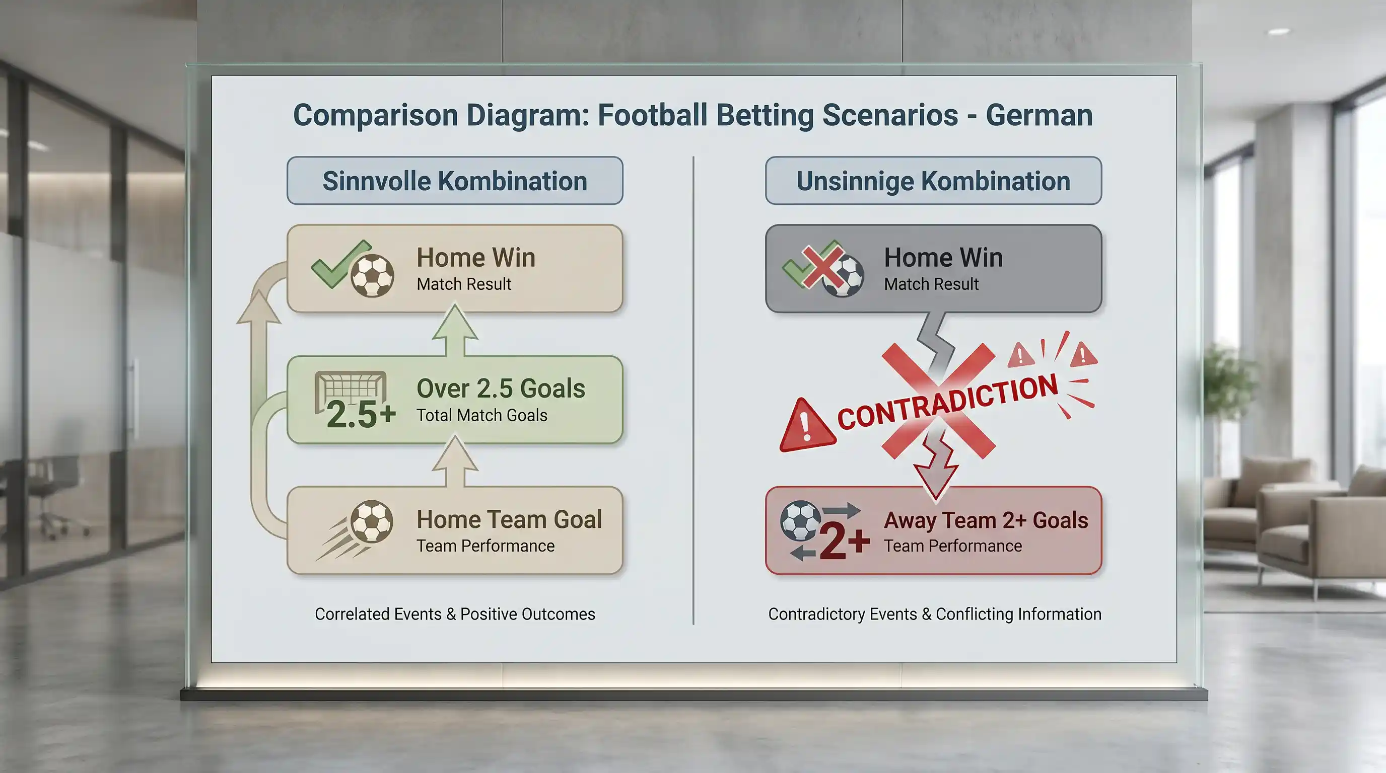 Wettkonfigurator Kombi-Auswahl Fussball — sinnvolle und unsinnige Kombinationen im Vergleich