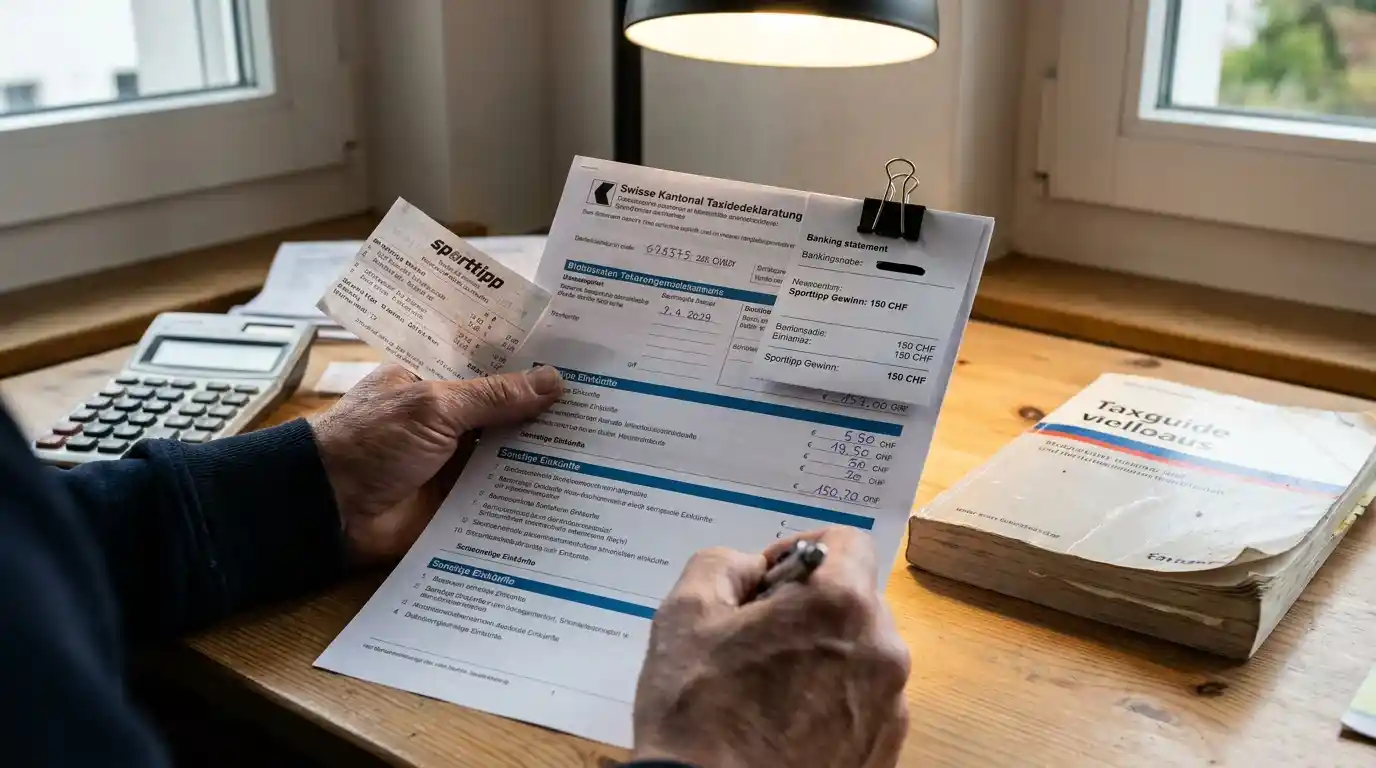Wettsteuer Schweiz Steuererklärung Tipper Wettgewinne deklarieren Praxistipps 2026