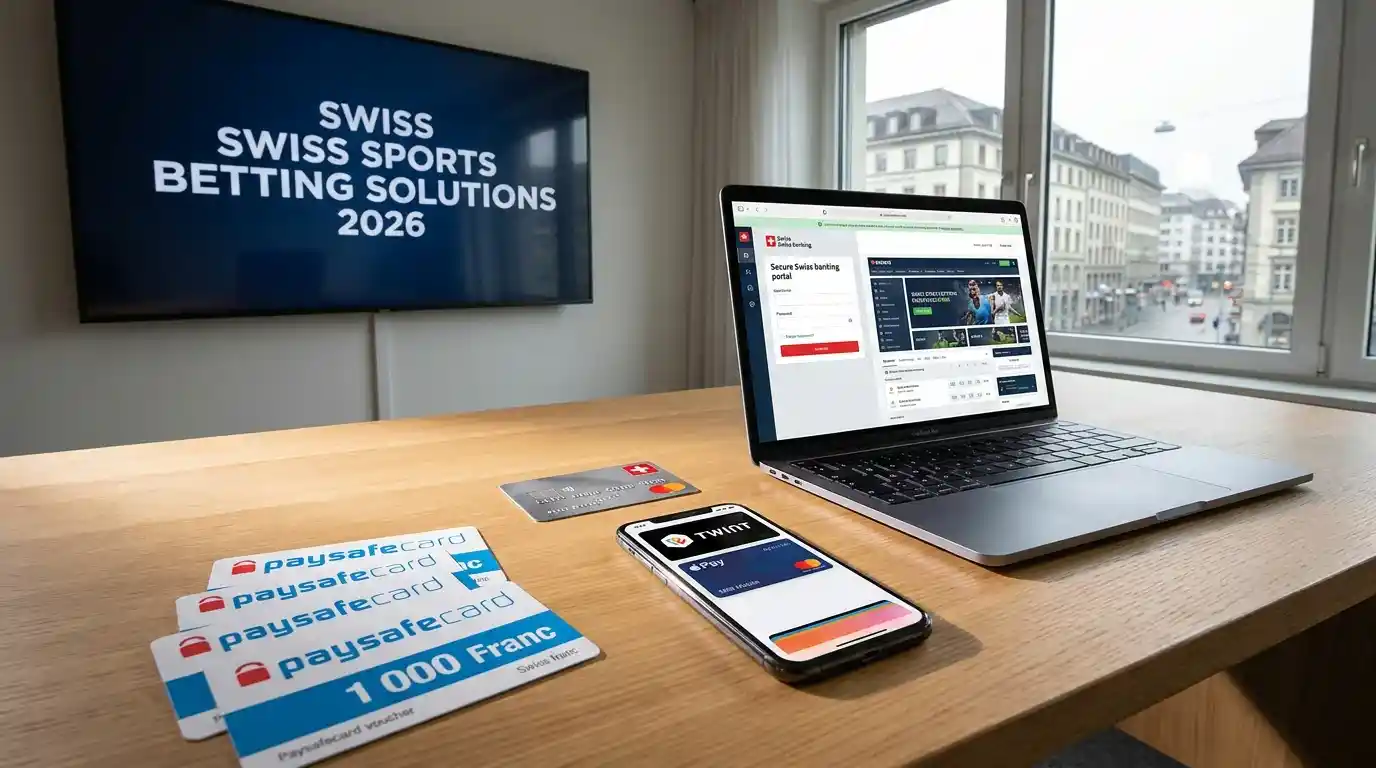 Zahlungsmethoden Wettanbieter Schweiz 2026 — Paysafecard Kreditkarte E-Wallet Krypto im Vergleich